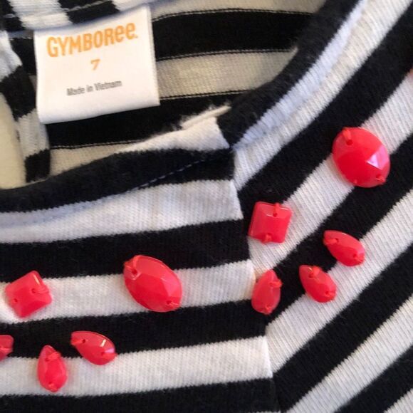 Striped embroidered blouse - Picture 5 of 5